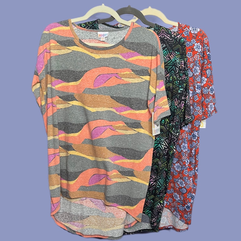 LuLaRoe XXS Irma Tunic Top Bundle NWT